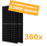 360x JA Solar Solarmodul (385W, 30mm)