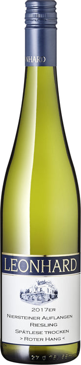 2017, Riesling Spätlese, trocken, Niersteiner Auflangen "Roter Hang", Weingut Leonhard, Deutschland - Bild 1